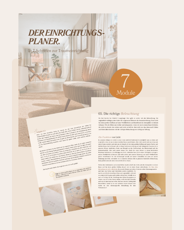 Mockup-online Arbeitsbuch Der Einrichtungsplaner, dein Arbeitsbuch.